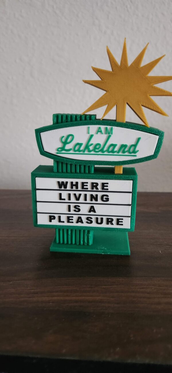 Lakeland Dry Cleaners Sign Replica For Shelf or Desktop - Image 4