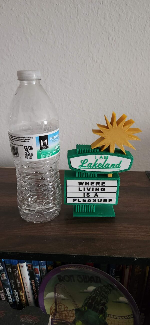 Lakeland Dry Cleaners Sign Replica For Shelf or Desktop - Image 3