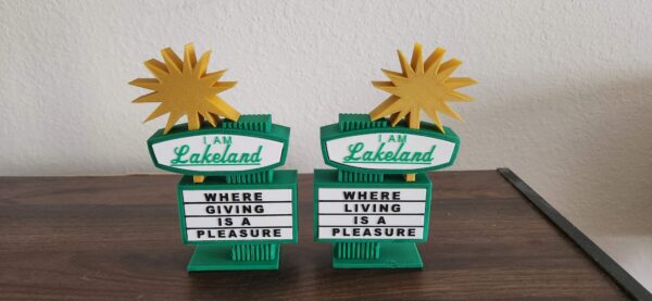 Lakeland Dry Cleaners Sign Replica For Shelf or Desktop - Image 2