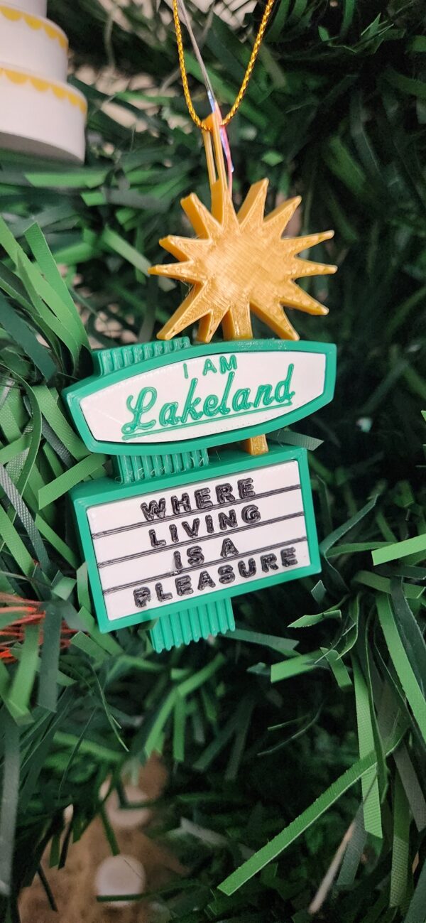Set of 4 Lakeland, FL Christmas Ornaments - Image 3