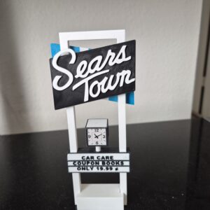 Lakeland, Florida Sears Town Sign Replica For Shelf or Desktop