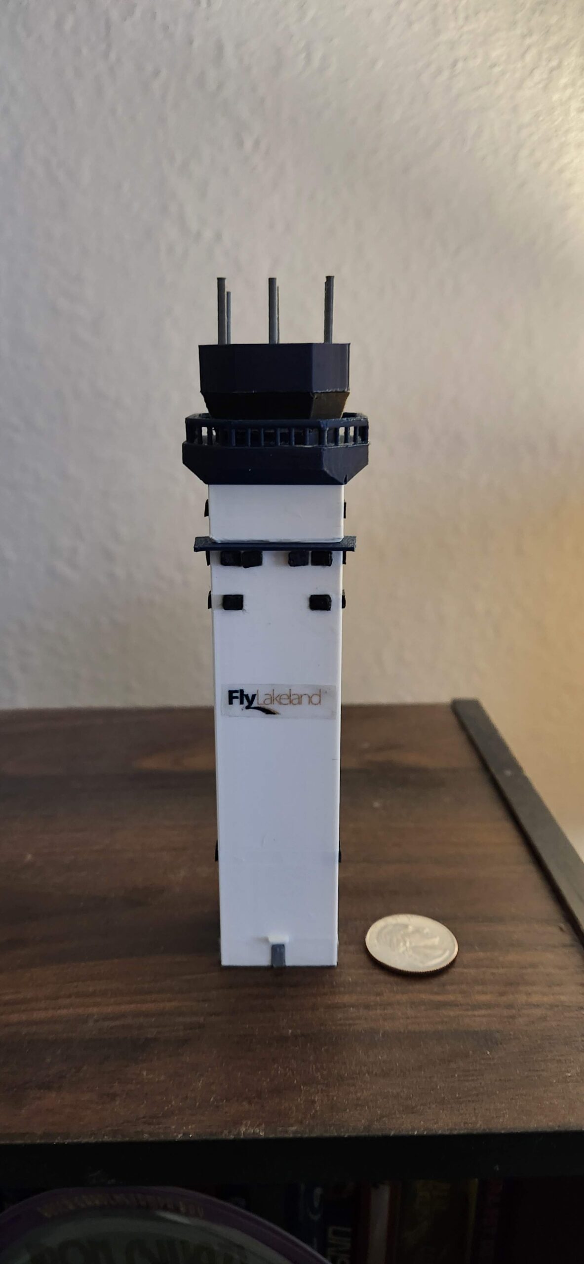 KLAL Airport ATC Tower Replica For Shelf or Desktop - Image 2