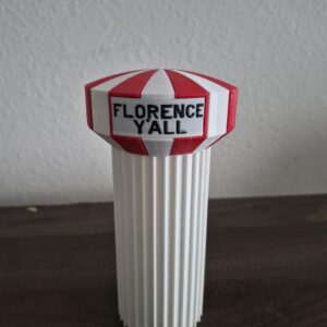 Florence Y'all Water Tower in Florence, Kentucky. Can be seen by travelers on Interstate 75 and has been an icon in the area for a few decades.